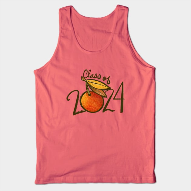 Class of 2024 peaches Tank Top by bubbsnugg